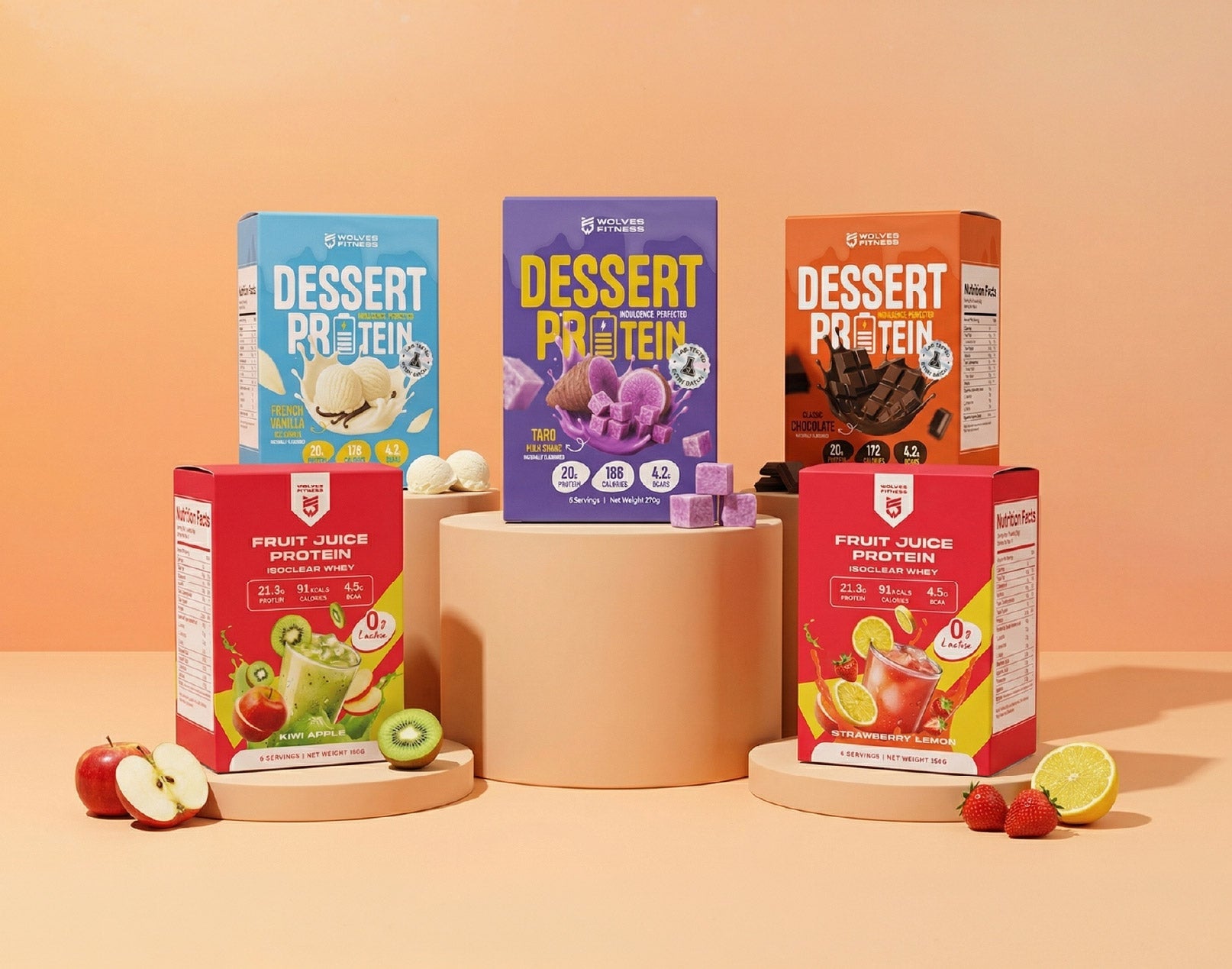 Wolves Fitness Sachet box