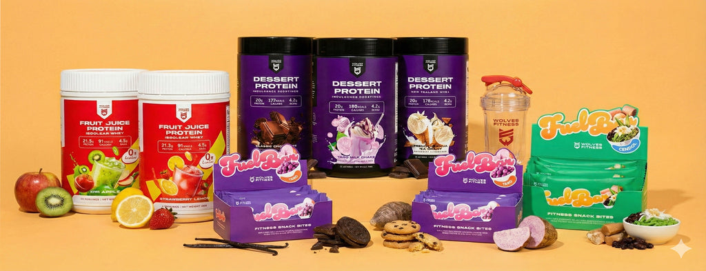 Shop All Dessert Protein, Fruit Juice protein & Fuel bar | Wolves Fitness