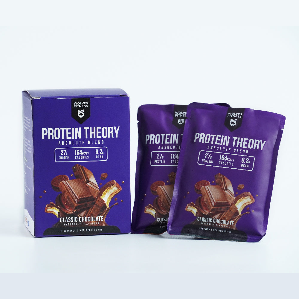PROMO! [240g Sachets] PROTEIN THEORY - Absolute Blend (CLASSIC CHOCOLATE)