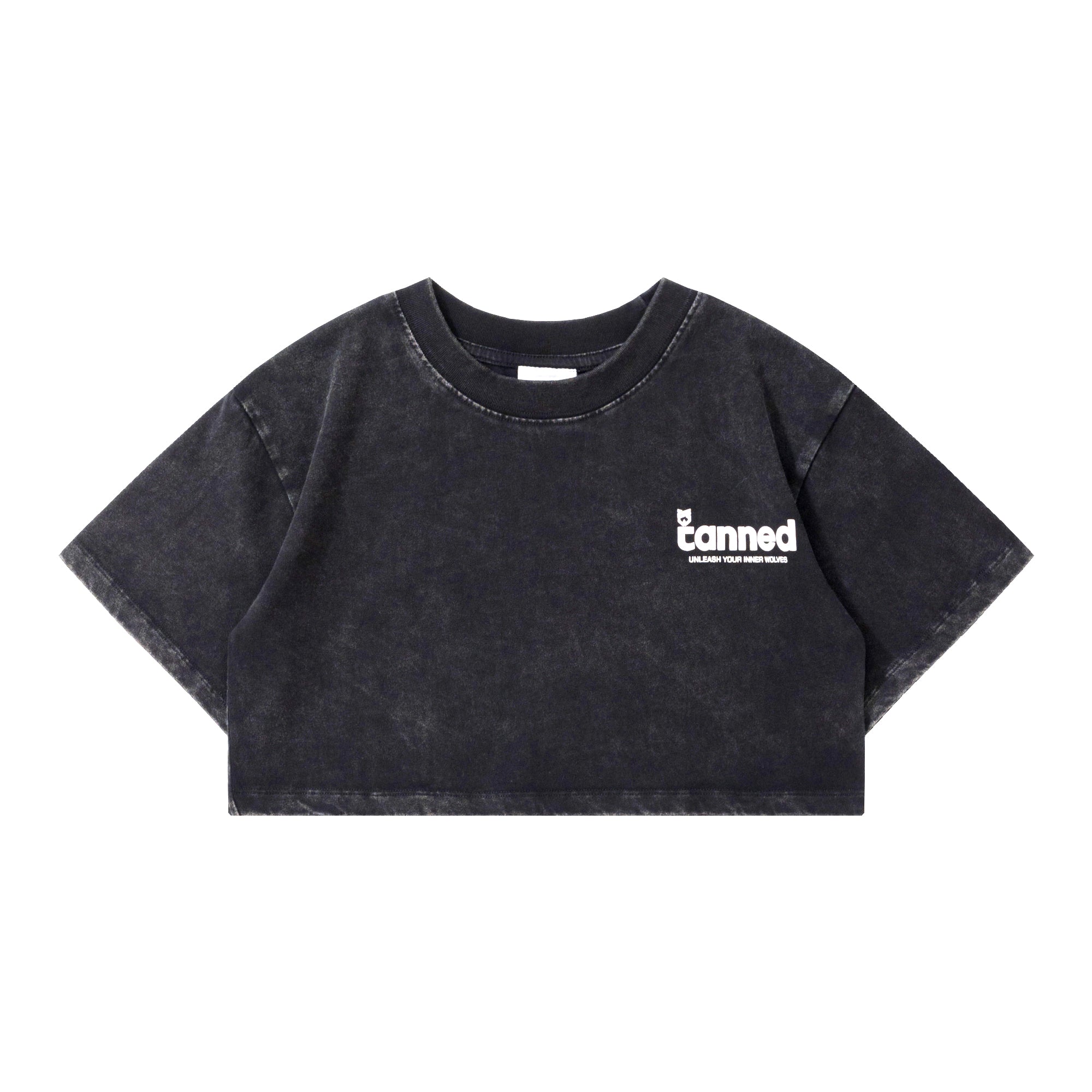 [TANNED X WOLVES FITNESS COLLECTION] Cropped Tee