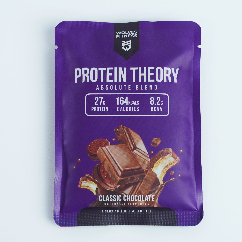 PROMO! [240g Sachets] PROTEIN THEORY - Absolute Blend (CLASSIC CHOCOLATE)