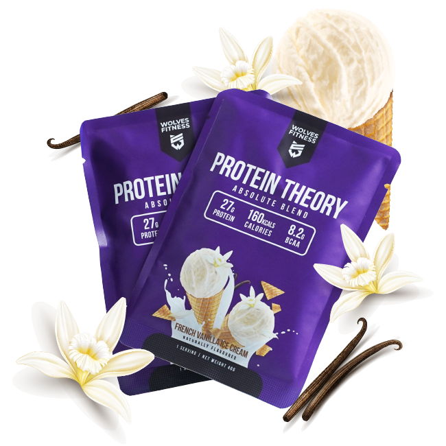 PROMO! [240g Sachets] PROTEIN THEORY - Absolute Blend (FRENCH VANILLA ICE CREAM)