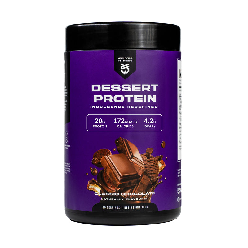 (2 WEEKS PRE-ORDER) DESSERT PROTEIN CLASSIC CHOCOLATE [900g Tub - 20 Servings]