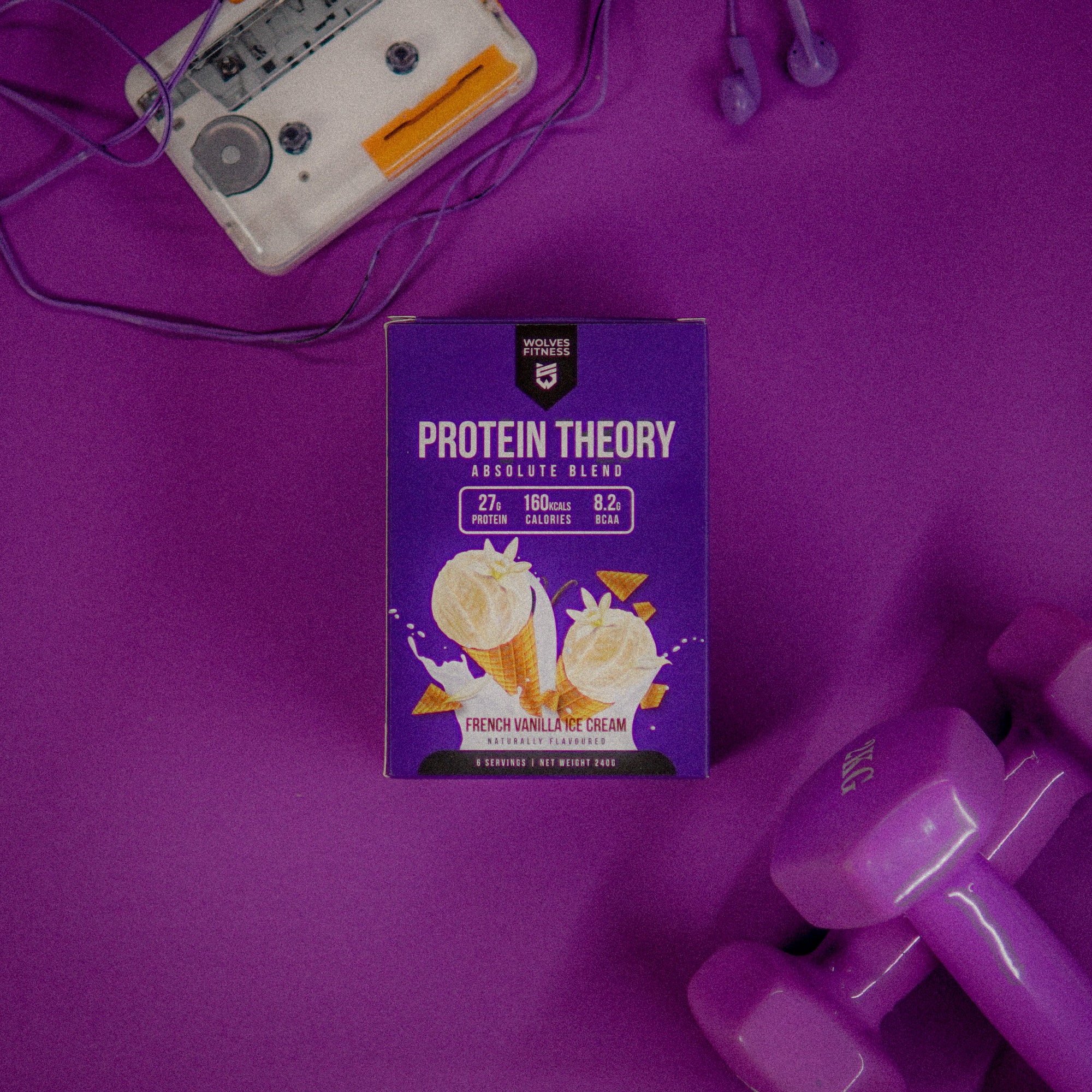 PROMO! [240g Sachets] PROTEIN THEORY - Absolute Blend (FRENCH VANILLA ICE CREAM)