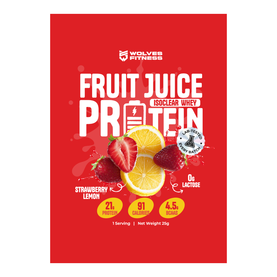 Fruit Juice Protein - Strawberry Lemon by Wolves Fitness