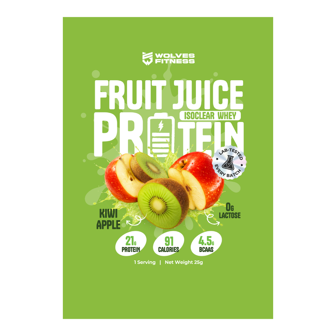 Fruit Juice sachet box - Kiwi Apple by Wolves fitness