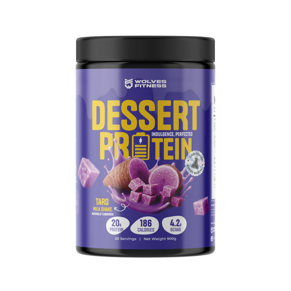 Dessert Protein Taro Milk Shake [900g Tub - 20 Servings]