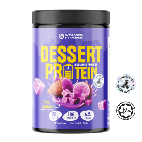 Dessert Protein Taro Milk Shake [900g Tub - 20 Servings]