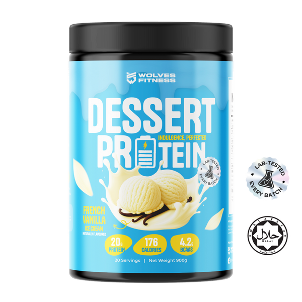 Dessert Protein French Vanilla Ice-cream [900g Tub - 20 Servings]