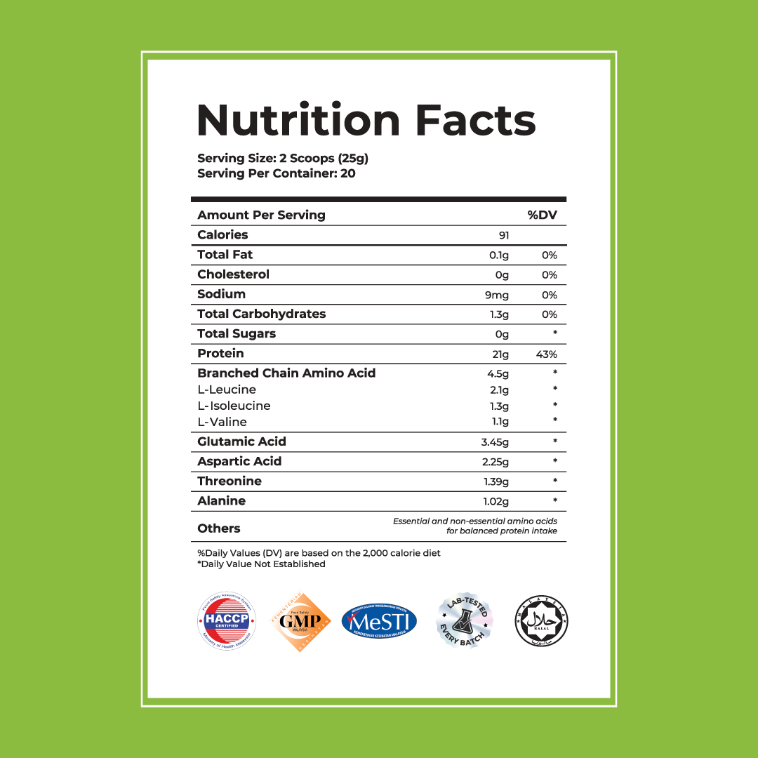 [New Packaging] FRUIT JUICE PROTEIN - KIWI APPLE [150g Sachets]